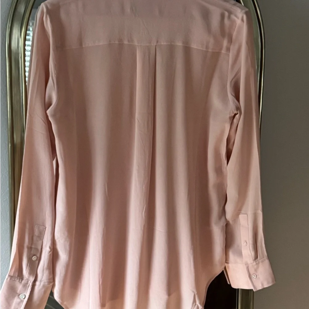 Everlane Blush Silk Shirt - Picture 3 of 5